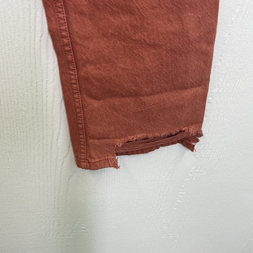 Aeropostale - Distressed Dark Pink 90s Baggy High Waisted Jean Size 2Regular - Picture 13 of 13